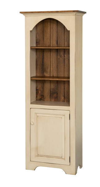 Bookcase-J115 6' Narrow with Solid Door