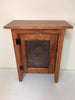 Accent Tables - Single Door Cabinet with Copper Star Medallion Tin Panel