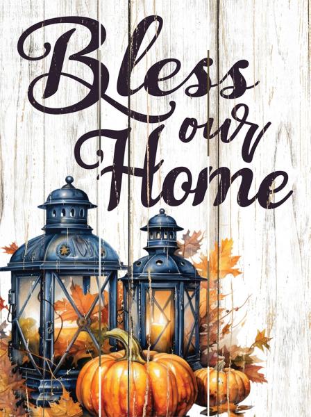 Bless Our Home Lanterns Pallet Art