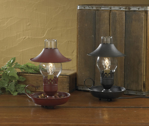 Chamberstick Lamp with Shade