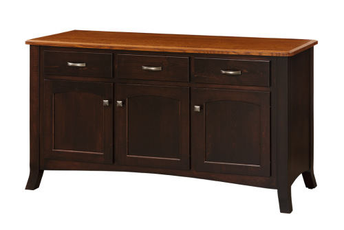 Concord 3-Door Buffet in Rustic Quarter Sawn White Oak (273 Series)