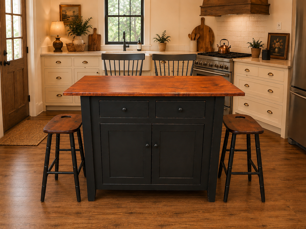 Amish-J83SP-CT63 Amish Island 5 piece set
