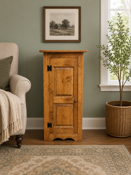 Pie Safe - LW500-58-42" Single Door with Raised Panels-Seely