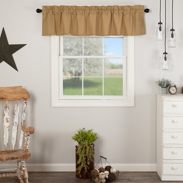 Simple Life Flax Khaki Valance