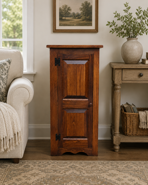 Pie Safe - LW500-58-42" Single Door with Raised Panels-Michael's Cherry