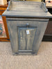Trash Bin with Raised Panel
