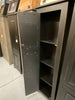 Pie Safe-72" Single Door with Raised Panels - Black