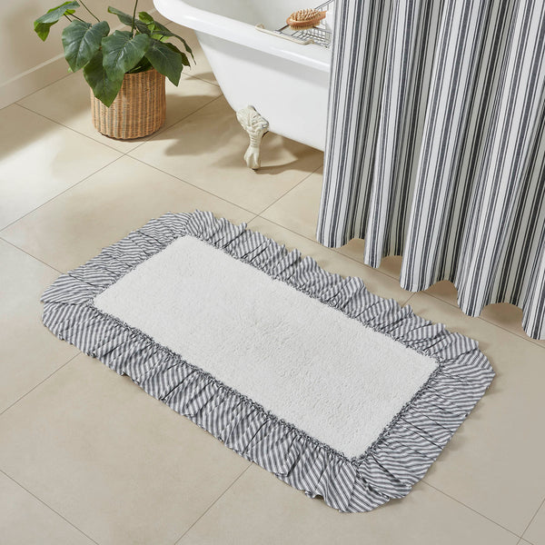Sawyer Mill Black Bath Mat