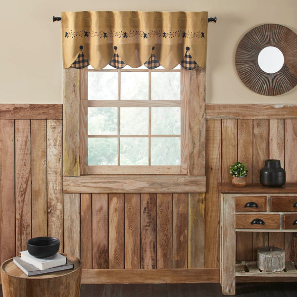 Pip Vinestar Scalloped Layered Valance