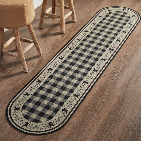 Pip Vinestar Polyester Oval Runner Rug