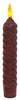 Burnt Burgundy Vintage Twist Flicker Flame Timer Taper