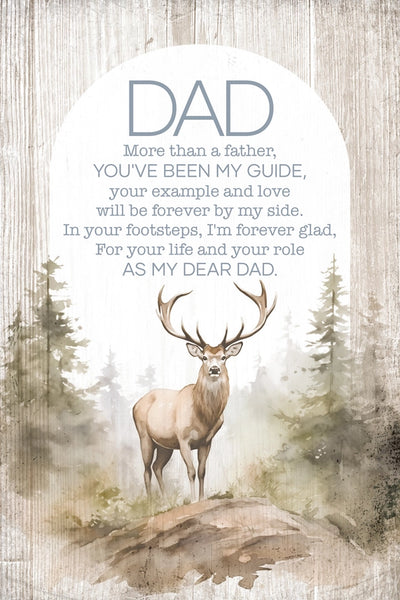 Dad-More Than - Mini Blessings 4X6