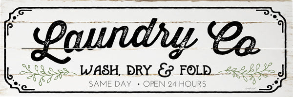 Laundry Co Pallet Art