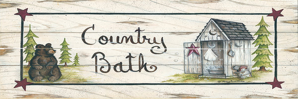 Country Bath Pallet Art