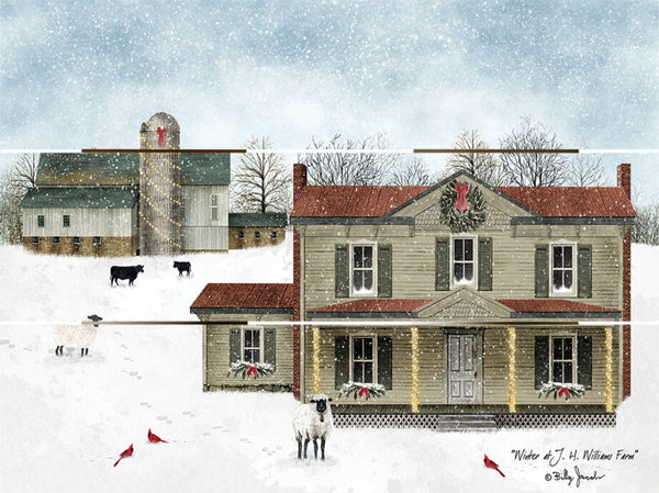 Winter at J.H. Williams Farm Pallet Art