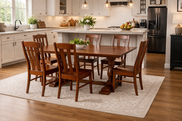 J3242-SBase-Amish Made Table Set-Michael's Cherry