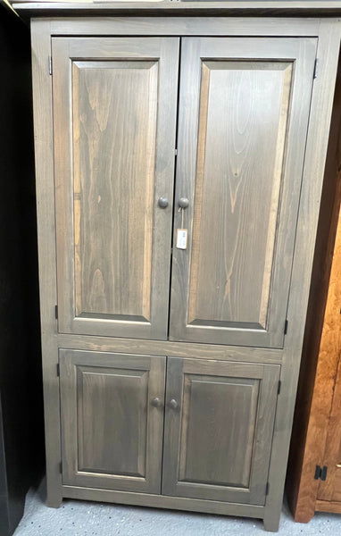 Pantry with Raised Panel Doors - Smoke
