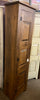 Pie Safe-72" Single Door with Raised Panels - Special Walnut