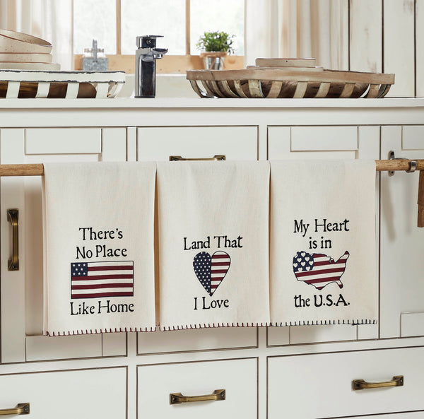 The Land That I Love Tea Towel Set Of 3