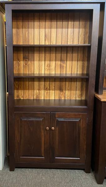 Bookcase-CT54 6' with Doors-Rich Tobacco with Seely