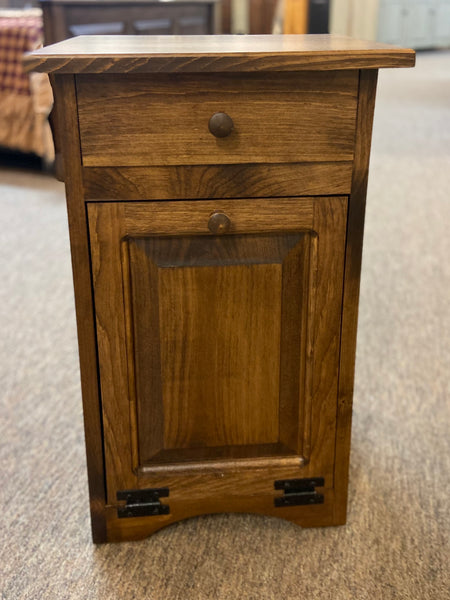Small Trash Bin-Special Walnut with Raised Panel
