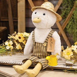 Morris the Duck Doll with Watering Can