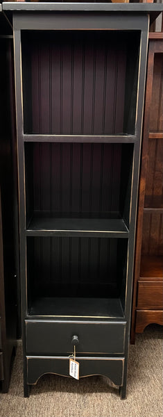 Bookcase-500-19 Tall Book Shelf with Drawer