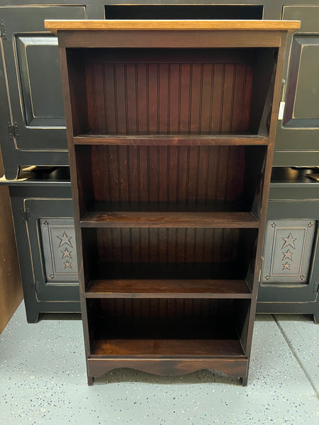 Bookcase-500-64 Open Shelf - Rich Tobacco with Seely