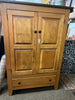 Pie Safe - 51" Double Door with Raised Panels & Drawer