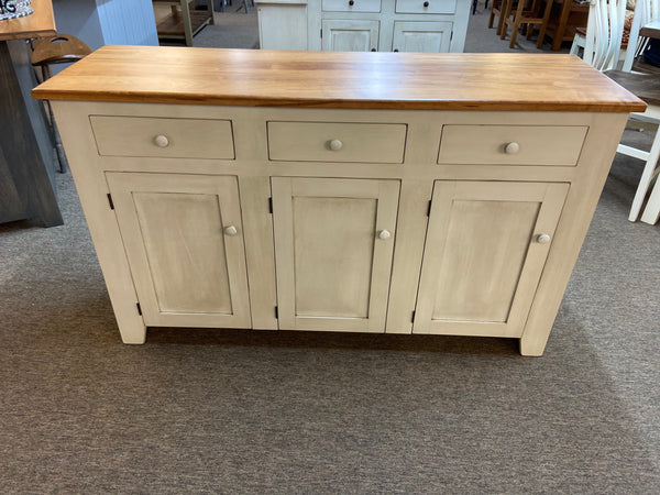 Buffet with Amish Maple Island Base and Seely Wormy Maple Top