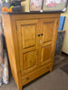 Pie Safe - 51" Double Door with Raised Panels & Drawer