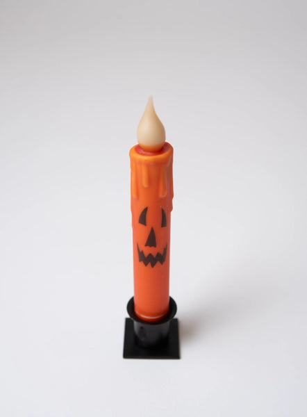 Jack-O-Lantern Led Timer Taper Candle