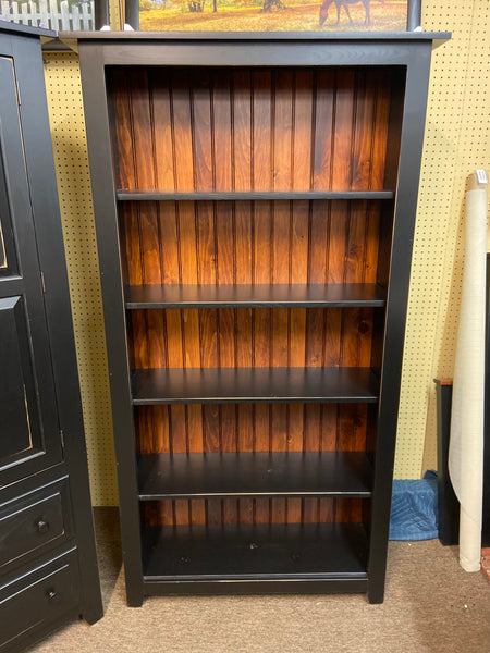 Bookcase-CT56 6' Open-Black with Michael's Cherry