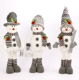 28"H Plush Standing Snowman