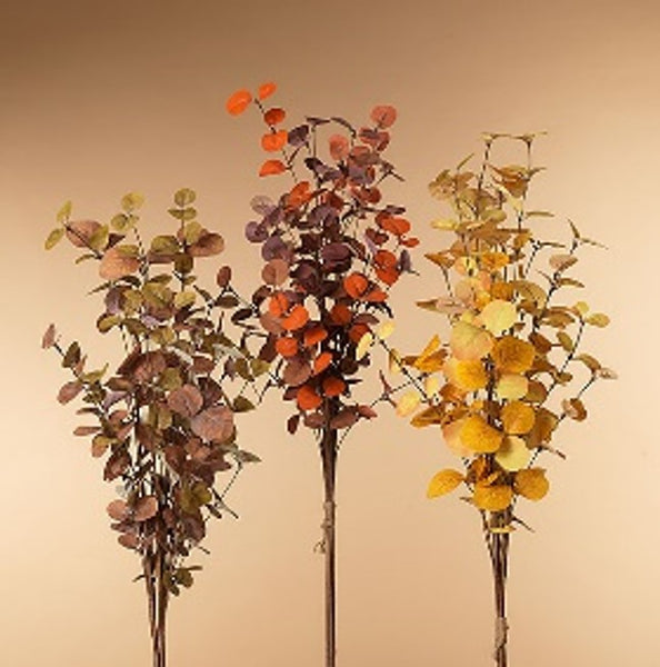 36"H Harvest Eucalyptus Leaf Spray