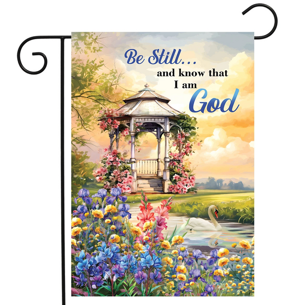 Be Still Garden Flag