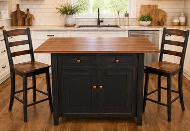 Amish-J83SP-CT63 Amish Island 3 piece set
