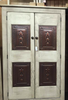 Pie Safe - 55" Tall with Copper Star Tin Panels