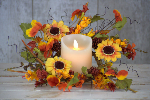 Autumn Harvest 6.5in Candle Ring