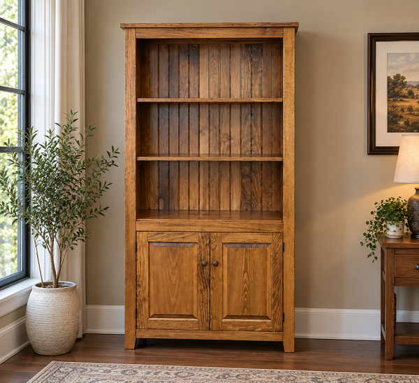 Bookcase-CT54 6' with Doors -Seely