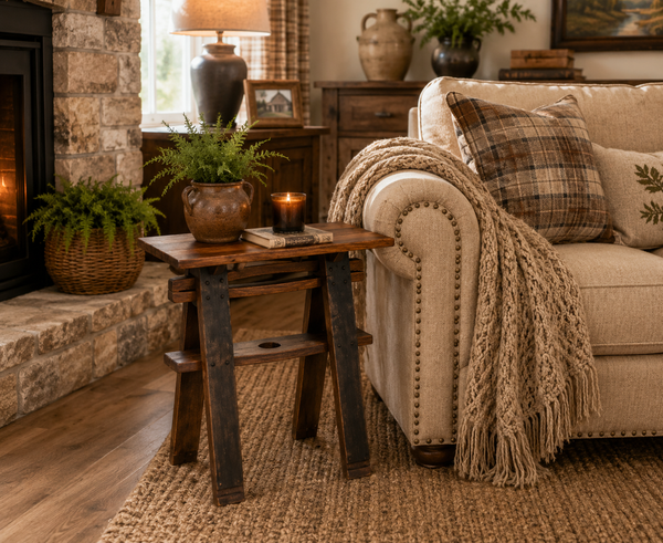 Barrel Small End Table