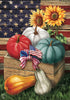 Patriotic Pumpkins Garden Flag