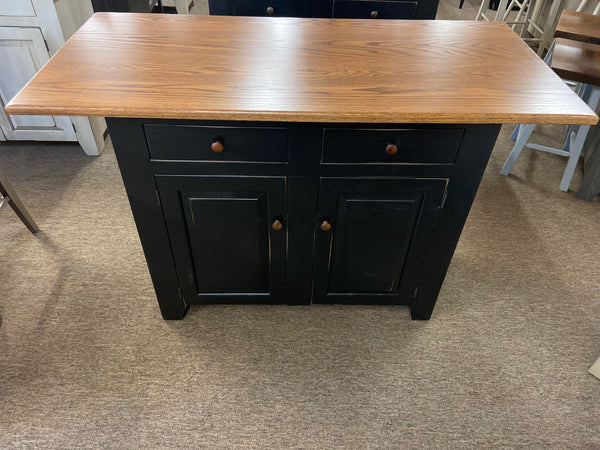 Amish Island 90 - Oak Top