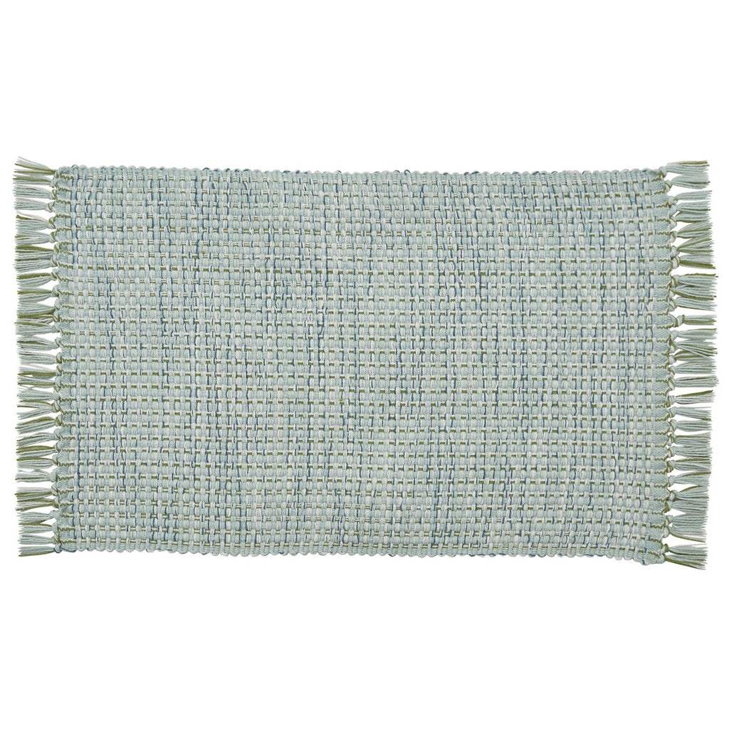 Basketweave Placemat - Barely Blue