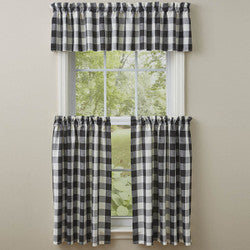 Wicklow Black and Cream Check Tiers