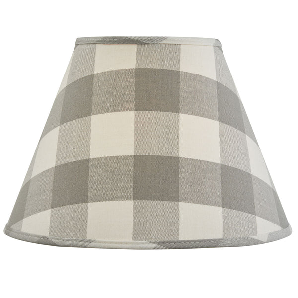 Wicklow Check Lampshade - Dove