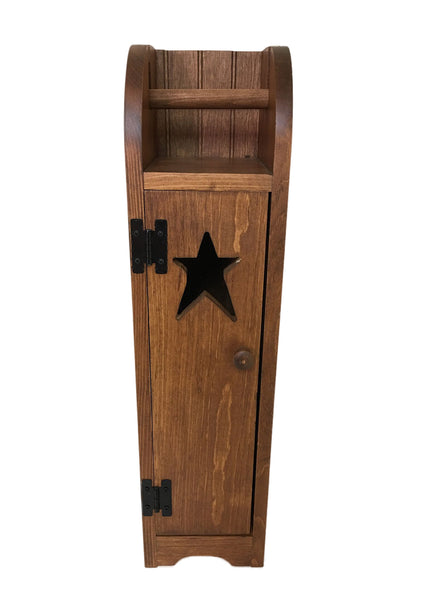 Toilet Paper Cabinet-Seely with Star Cutout Door