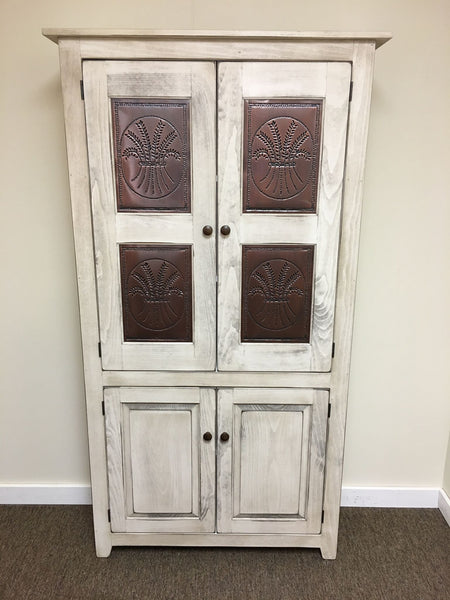 Pantry with Copper Wheat Tin Panels