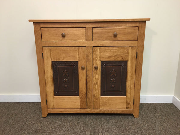 Buffet-Dutch with Copper Star Tin Panel Doors