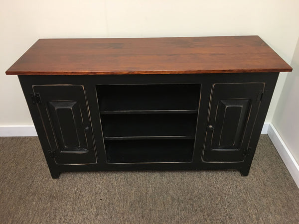 TV Stand with Raised Panels - 48" Or 60" Wide - 28.5" Tall